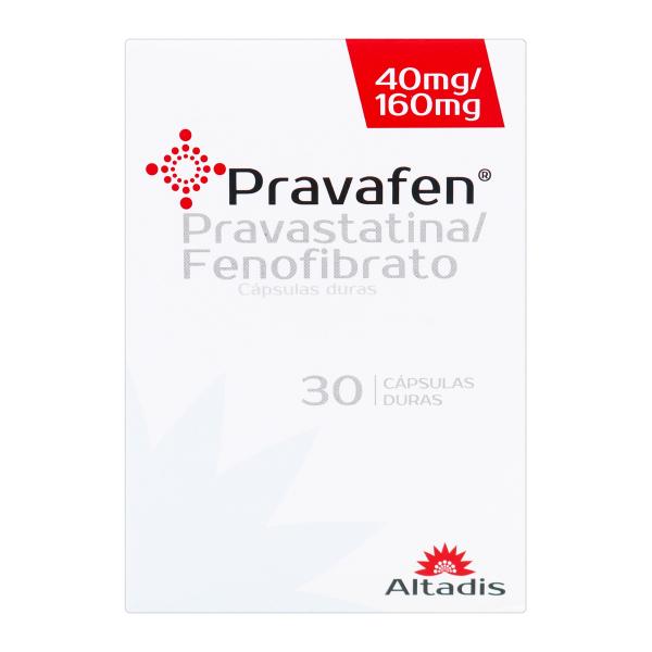 PRAVAFEN 40/160MG 30 CAPSULAS