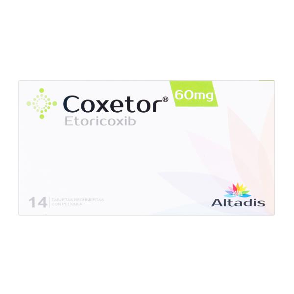 COXETOR 60 MG 14 TBS REC.