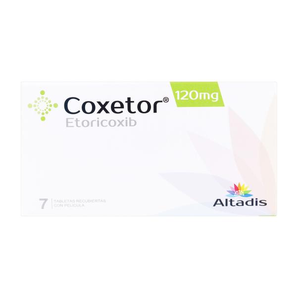 COXETOR 120 MG 7 TBS REC.