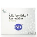 ACIDO FENO 135MG+ROSUVAST 10MG 30 CAP MK