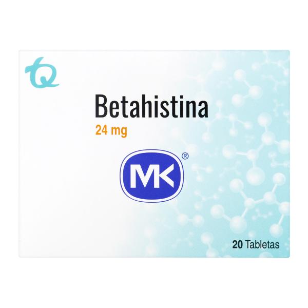 BETAHISTINA 24 MG 20 TBS MK