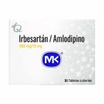 IRBESARTAN 300MG+AMLODIPINO 10MG 30TBSMK