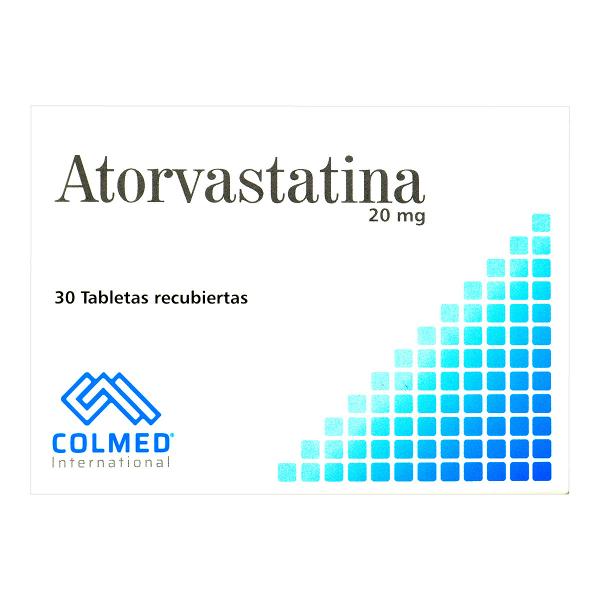 ATORVASTATINA 20 MG 30 TBS PC