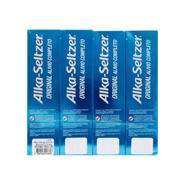 ALKA SELTZER ORIGINAL 60 4 UN TBS P.E