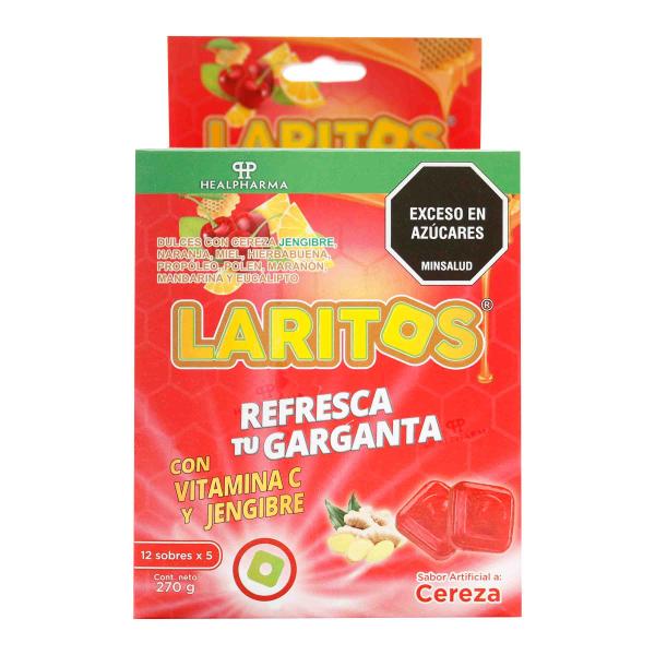 LARITOS CEREZA 12 SBS 5 PASTILLAS