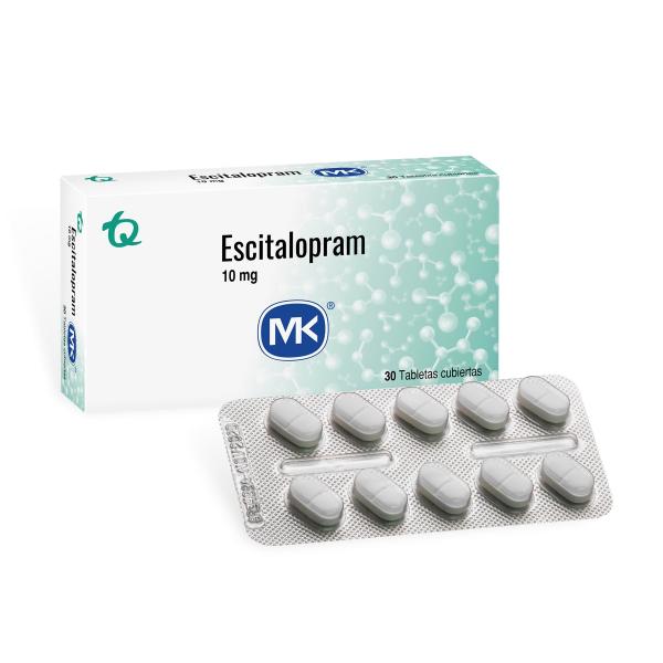ESCITALOPRAM 10 MG 30 TBS REC MK