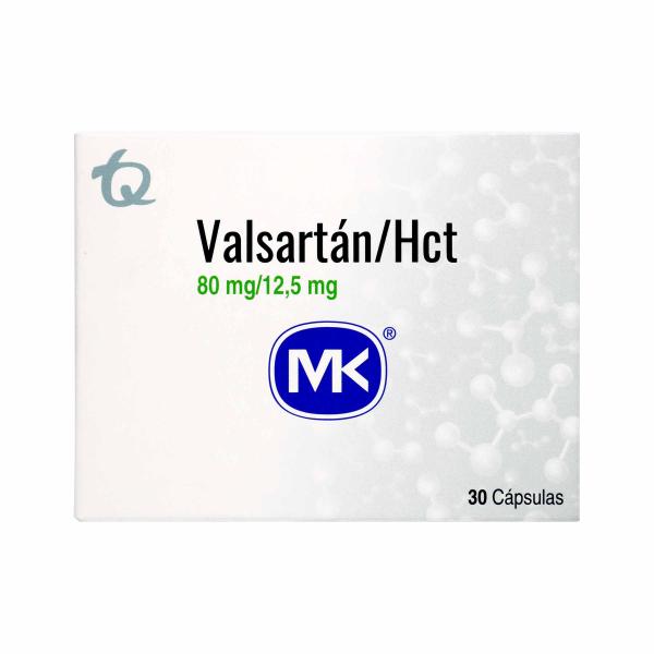 VALSARTAN 80 MG+HIDROC 12.5 MG 30 TBS MK