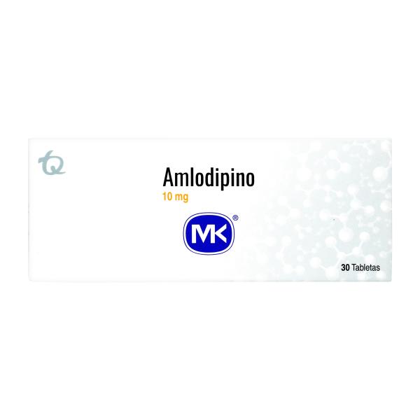 AMLODIPINO 10 MG 30 TBS MK