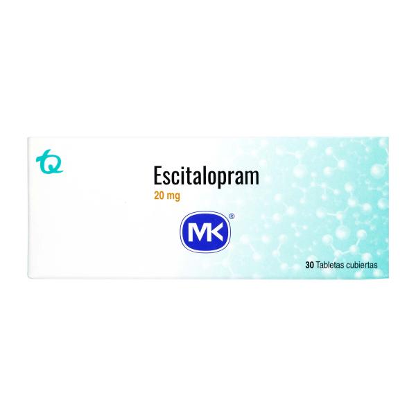 ESCITALOPRAM 20 MG 30 TBS REC MK(PAE)