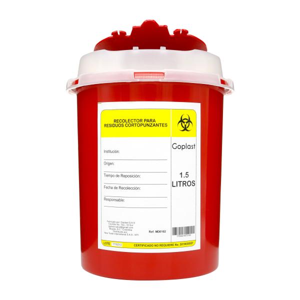 GUARDIAN REC.RESIDUOS CORTOPUNZANT 1.5 L