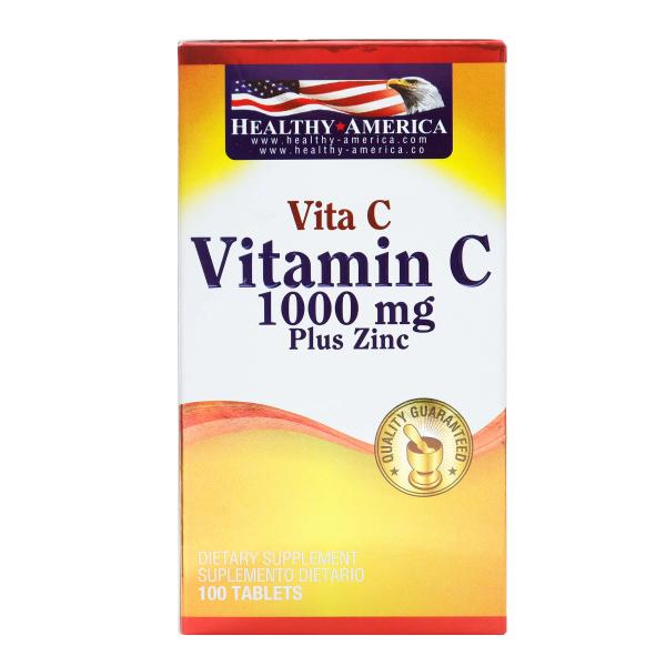 VITA C 1.000 PLUS ZINC HEALTHY 100TAB