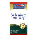 SELENIUM 200MCG HEALTHY AMERICA 100TAB
