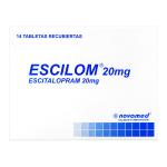 ESCILOM 20 MG 14 TBS