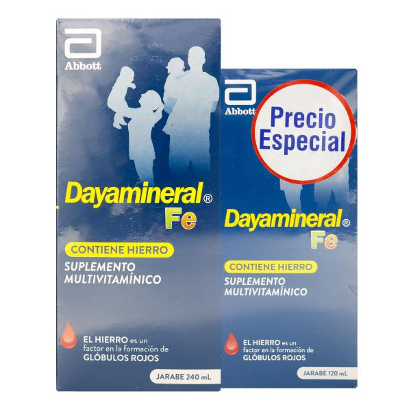 DAYAMINERAL F.E. JARABE 240 ML+120 ML