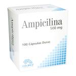 AMPICILINA 500 MG CAJA 100 CAP PC
