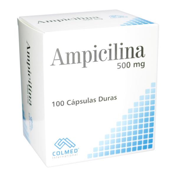 AMPICILINA 500 MG CAJA 100 CAP PC