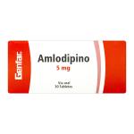 AMLODIPINO 5 MG 30 TBS GF