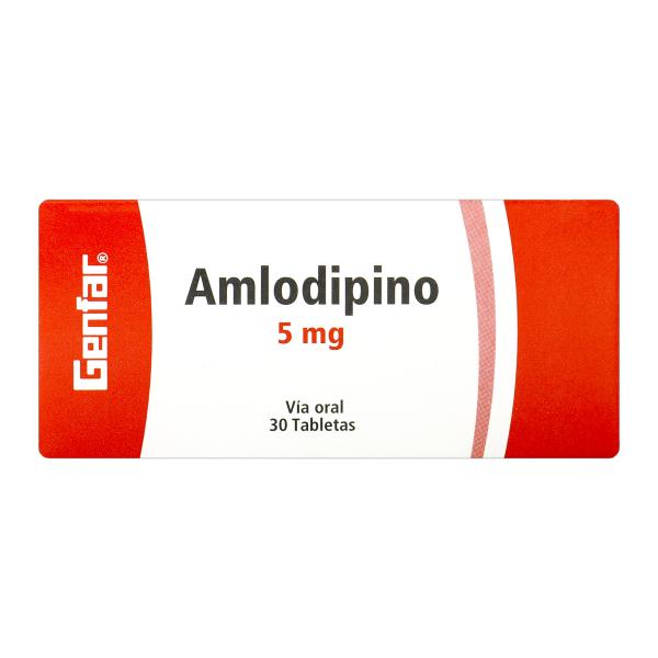 AMLODIPINO 5 MG 30 TBS GF