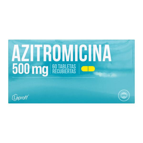 AZITROMICINA 500 MG 60 TABLETAS LP