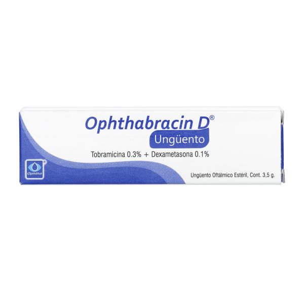 OPHTHABRACIN-D UNG 3.5 GR