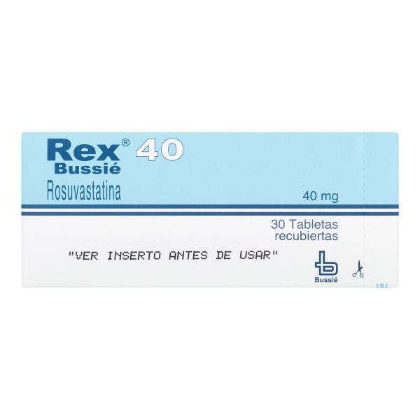 REX ROSUVASTATINA 40 MG 30 TBS(A)