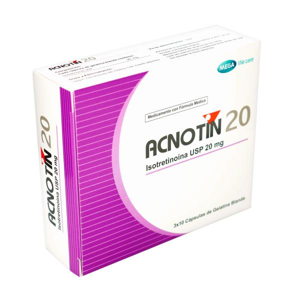 ACNOTIN 20 MG 30 CAPS (PDB)