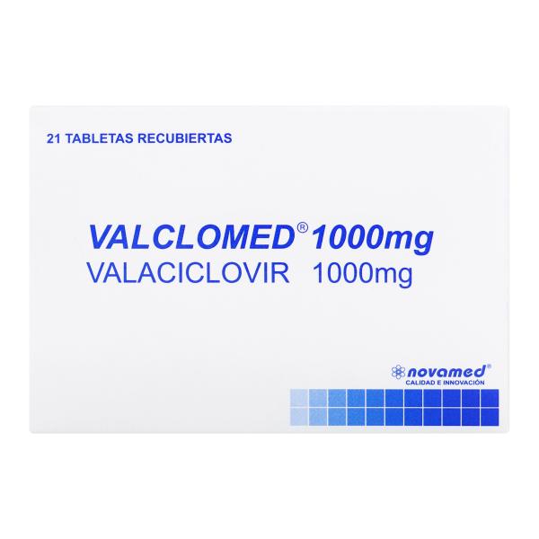 VALCLOMED 1000 MG 21 TABLETAS