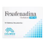 FEXOFENADINA 180 MG 10 TABLETAS PC
