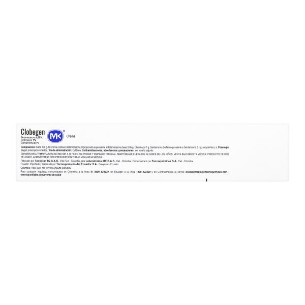 CLOBEGEN CREMA EN TUBO 20 GRAMOS MK