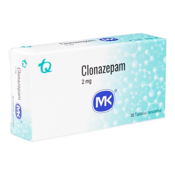 CLONAZEPAM 2 MG 30 TABS MK (C)