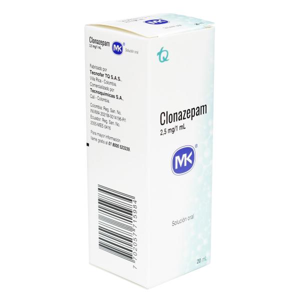 CLONAZEPAM 2.5MG GOTAS 20 ML MK (C)