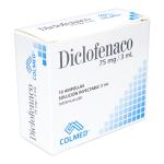 DICLOFENACO 75 MG/3 ML 10 AMP PC