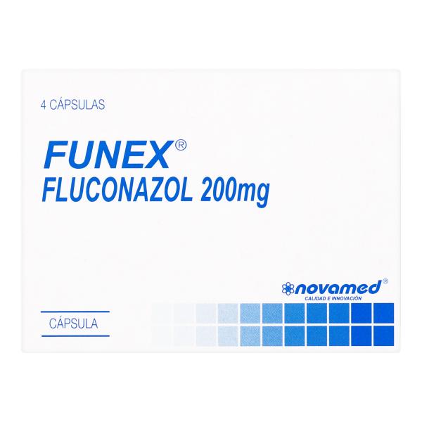 FUNEX 200 MG 4 CAPSULAS