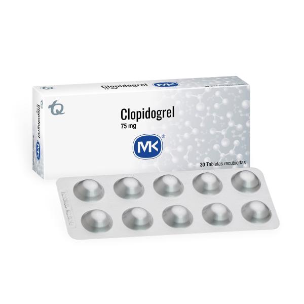 CLOPIDOGREL 75 MG 30 TABLETAS MK(P)46215
