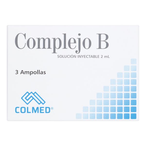 COMPLEJO B 2 ML 3 AMPOLLAS COLMED