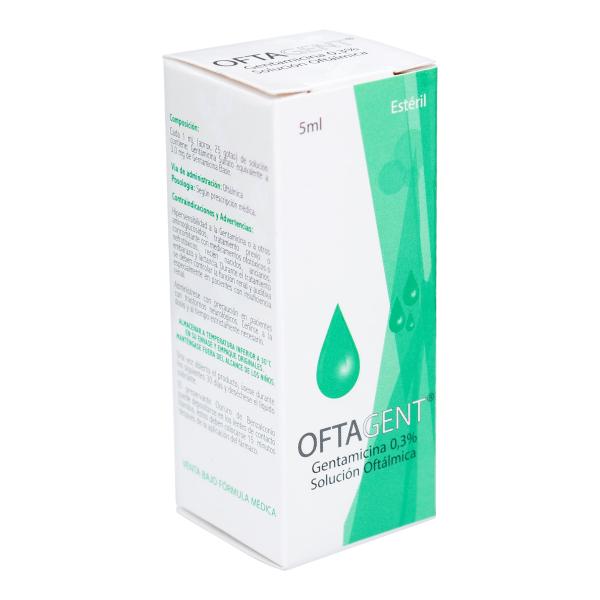 OFTAGENT GENTAMICINA 0.3% OFTALMICA 5ML