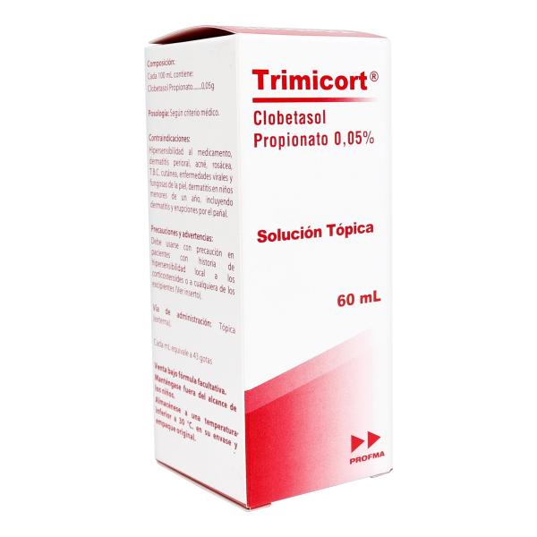 TRIMICORT SOLUCION TOPICA 60 ML