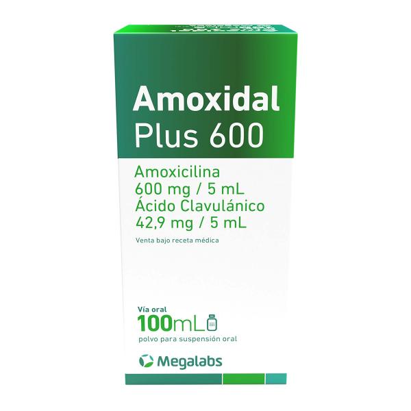 AMOXIDAL PLUS 600 SUSPENSION 100 ML