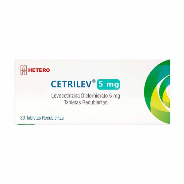 CETRILEV (LEVOCETIRIZINA) 5 MG 30 TABS
