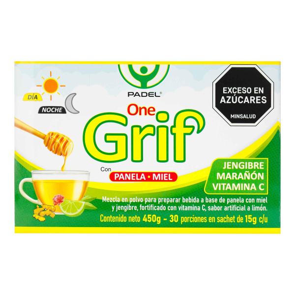 ONE GRIF CON PANELA Y MIEL 30 SBS 15 G