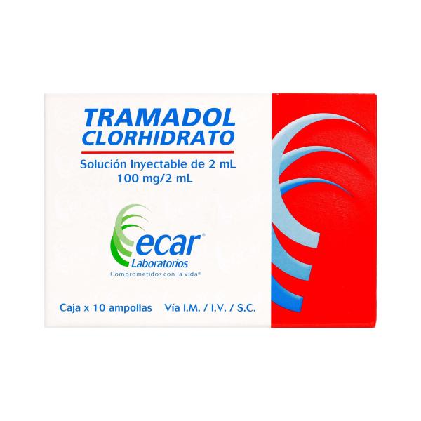 TRAMADOL CLORHID.100 MG/2ML 10 AMP.ECAR