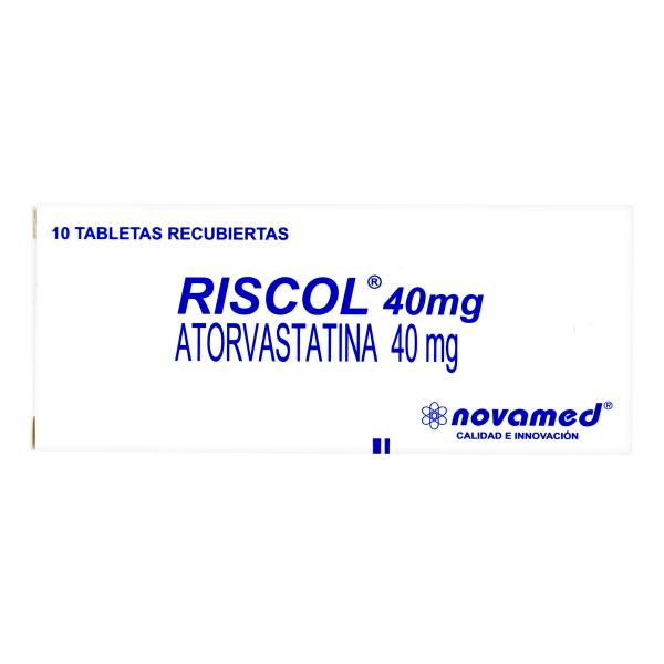 RISCOL 40 MG 10 TBS NOVAMED