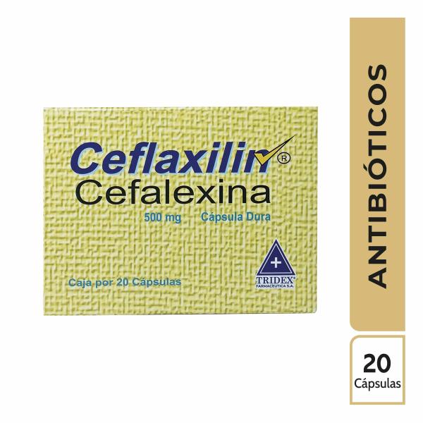 CEFLAXILIN CEFALEXINA 500MG 20CAP TRIDEX