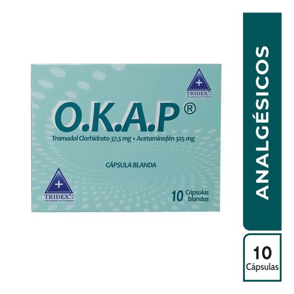 O.K.A.P. TRAMADOL CLORHID ACETAMI 10 CAP
