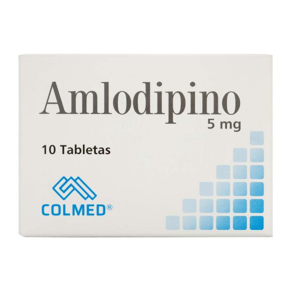 AMLODIPINO 5 MG 10 TBS PC