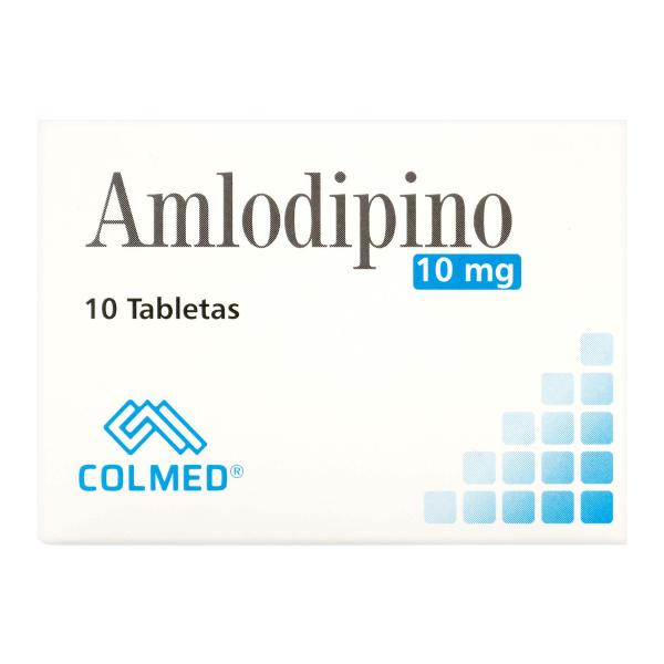 AMLODIPINO 10 MG 10 TBS PC