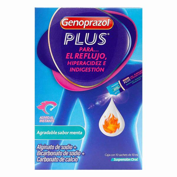 GENOPRAZOL PLUS 10 SACHETS 10 ML(SF)