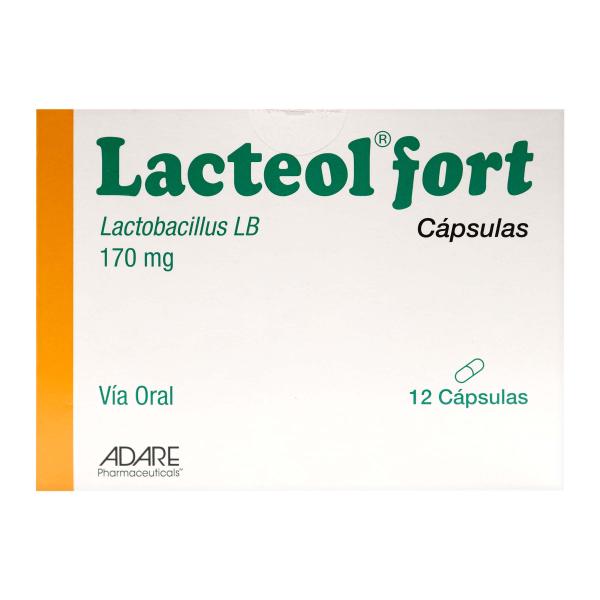 LACTEOL FORT 170 MG 12 CAPSULAS