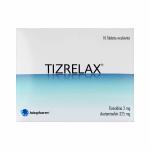 TIZRELAX 10 TABLETAS RECUBIERTAS