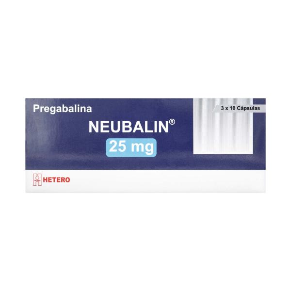 NEUBALIN 25 MG 30 CAP (P)16673